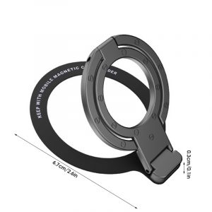 Ultra-thin Double Ring Foldable Phone Stand - Image 8