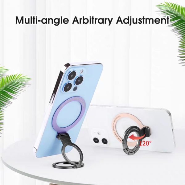 Ultra-thin Double Ring Foldable Phone Stand