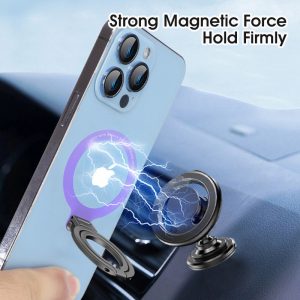 Ultra-thin Double Ring Foldable Phone Stand - Image 2